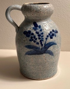 lot 178 image: INARCO Petite Pottery Floral Pitcher Made in Thailand