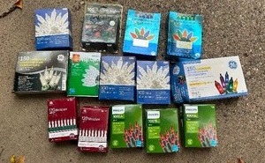 lot 181 image: Wonderful Variety of Boxed Christmas Lights