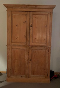 lot 201 image: Antique Armoire  Cabinet