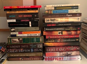lot 194 image: Box of Hardcover and Paperback Books with a Variety of Authors