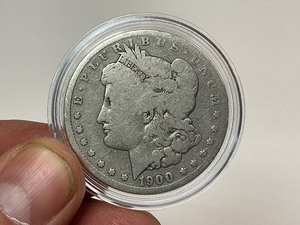 lot 28 image: 1900-O Morgan Silver Dollar