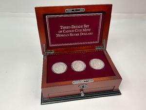 lot 33 image: Three Decades of Carson City Morgan Silver Dollars