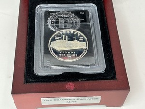 lot 38 image: 2006-S Proof Silver Dollar in Cherrywood Box