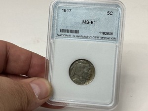 lot 66 image: 1917 Buffalo Nickel