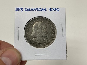 lot 69 image: 1893 Columbian Exposition 90% Silver Half Dollar