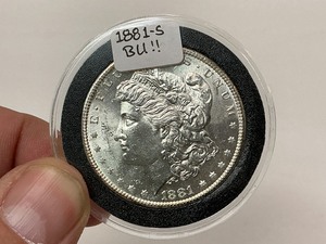 lot 80 image: 1881-S Morgan Silver Dollar