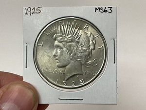 lot 85 image: 1925 Peace Silver Dollar