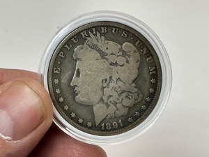 lot 97 image: 1891-O Morgan Silver Dollar