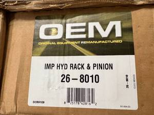 lot 10 image: OEM Remanufactured Rack and Pinion 26-8010