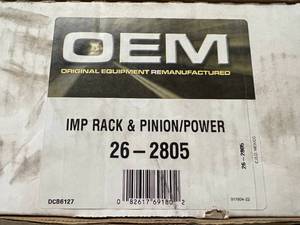 lot 11 image: OEM Remanufactured Rack and Pinion 26-2805