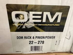 lot 15 image: OEM Remanufactured Rack and Pinion 22-278
