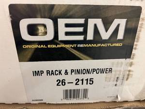 lot 18 image: OEM Remanufactured Rack and Pinion 26-2115