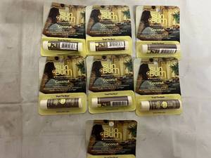 lot 44 image: 7 Bottles of SunBum Coconut Sunscreen Lip Balm