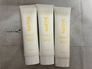 lot 48 image: 3 Bottles of Native SPF 30 Sunscreen