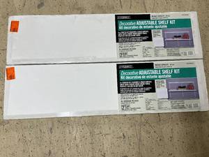 lot 70 image: 2 Everbilt Adjustable Shelf Kits