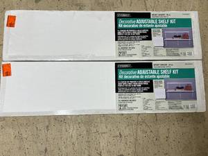 lot 71 image: 2 Everbilt Adjustable Shelf Kits