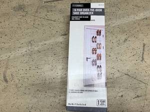 lot 85 image: Everbilt 16 Pair Over-The-Door Shoe Organizer
