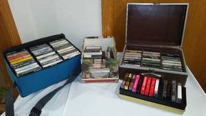 lot 681 image: Cassette Tapes. R.E.M., Dixie chicks, Pink Floyd, Prince, Bruce Springsteen