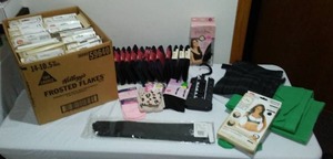 lot 801 image: NEW Bras, Tights and More.