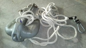 lot 90 image: Boat Anchor, Kaukauna Wis. Silver