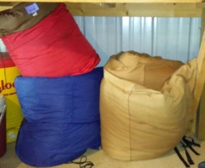 lot 97 image: Canvas And Nylon Sleeping Bags (2)