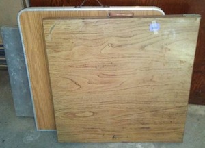 lot 46 image: Folding Metal Tables (3)