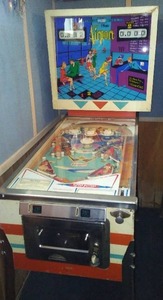 lot 145 image: Vintage D. Gottlieb & Co. Airport Pinball Machine, 1969, 2 Players