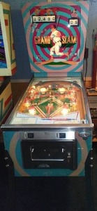 lot 146 image: Vintage Gottlieb Grand Slam Pinball Machine 1953