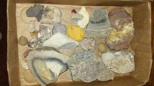 lot 159 image: Collection of Unique Natural Stones and Minerals