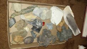 lot 163 image: Collection of Unique Natural Stones and Geodes