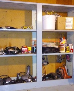 lot 182 image: Various Power Tools, Hand Tools, and Supplies