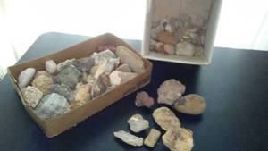 lot 234 image: Collection of Natural Rocks and Minerals - Various Types