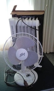 lot 261 image: Oil-Filled Radiator Heater (Like New) with Comfort Zone Fan