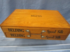 lot 11 image: Belding Spool Silk Cabinet