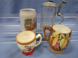 lot 27 image: Steins. Limoges, German