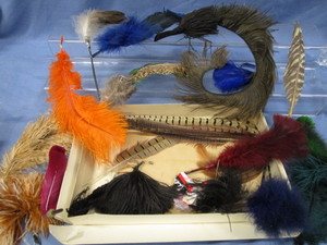 lot 53 image: Antique Feathers & Picks