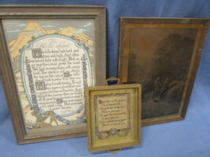 lot 98 image: Framed Writings