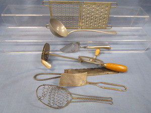 lot 99 image: Vintage Kitchen Utensils