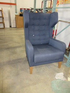 lot 322 image: ALLERMUIR GRAINGER HIGH WING CHAIR