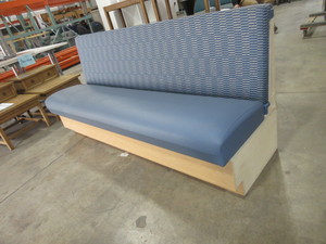 lot 353 image: CUSTOM MADE BOOTH SEATS