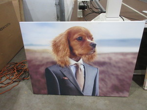 lot 355 image: CANVAS ART