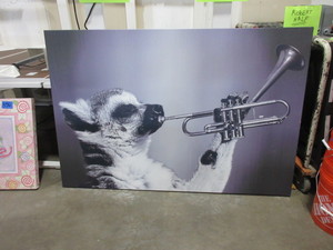 lot 357 image: CANVAS ART