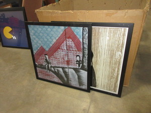 lot 370 image: CONTEMPORARY FRAMED ART