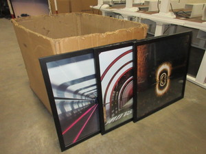 lot 375 image: CONTEMPORARY FRAMED ART