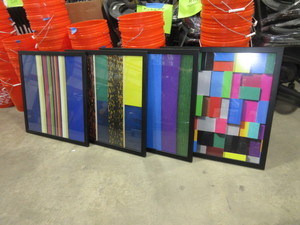 lot 378 image: CONTEMPORARY FRAMED ART