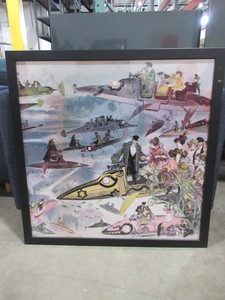 lot 381 image: CONTEMPORARY FRAMED ART