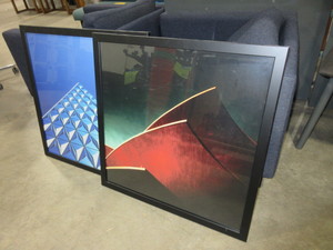 lot 382 image: CONTEMPORARY FRAMED ART
