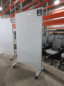 lot 386 image: CLARUS, ROLLING, GLASS WHITE BOARD