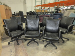 lot 418 image: CARTWRIGHT BRAYTON ADJUSTABLE  OFFICE CHAIRS