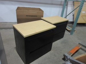 lot 445 image: HERMAN MILLER LATERAL FILES